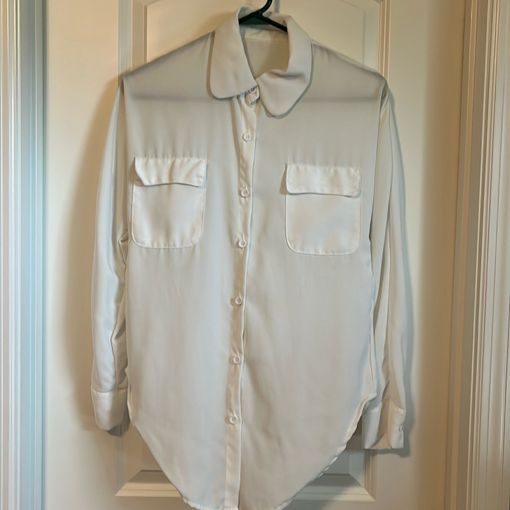 White button down shirt